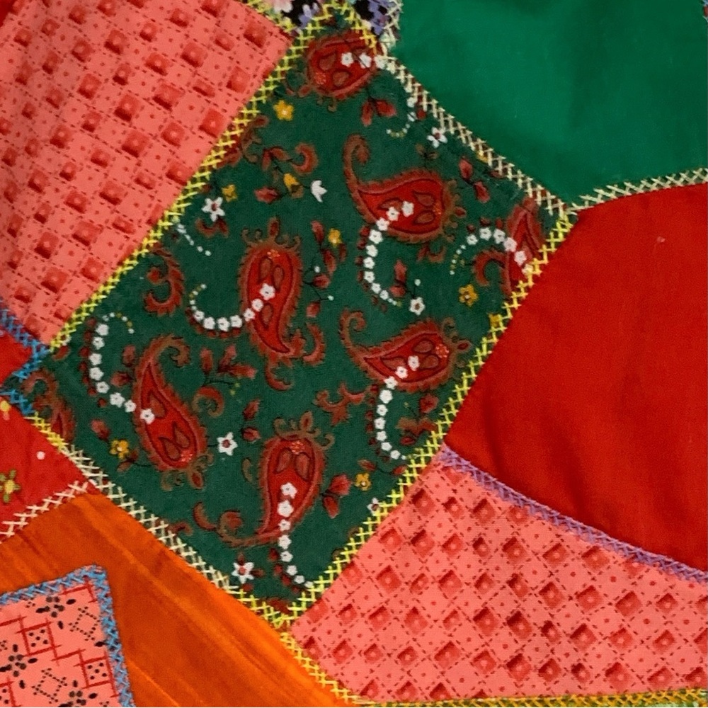 Handmade Patchwork Bib Apron - Picture 5 of 11